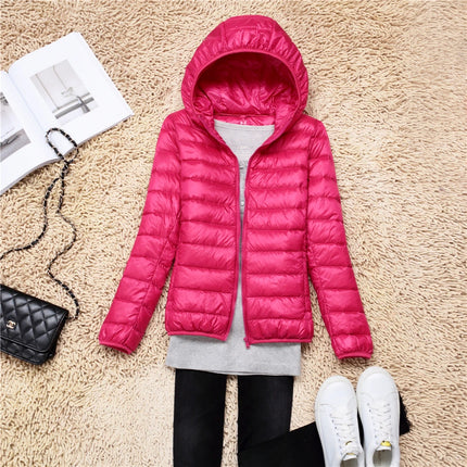 Women's Lightweight Hooded Puffer Jacket