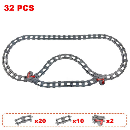 Large Building Block Train Set