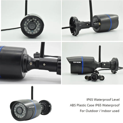 NNEOBA 4MP WiFi Wired Outdoor IP Security Camera