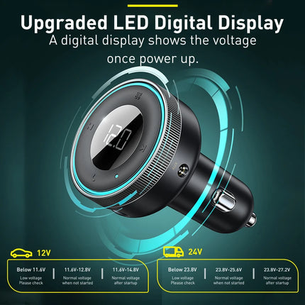 Bluetooth FM Transmitter with USB Charger