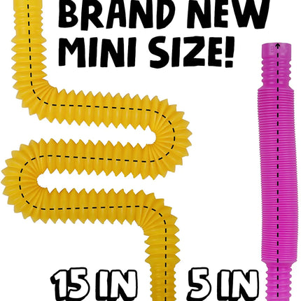 4-Pack Mini Pop Tube Fidget Toys