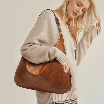 Vintage Leather Hobo Bag