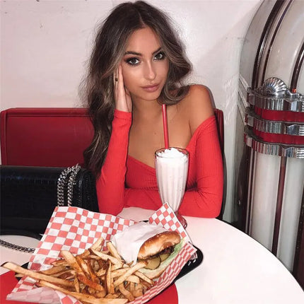 Off-Shoulder Long-Sleeve Top