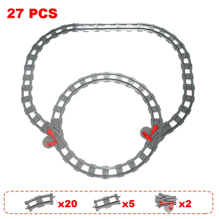 Large Building Block Train Set