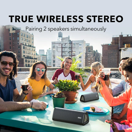 NNEOBA Portable Bluetooth Speaker Black-Graffiti