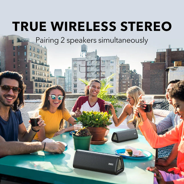 NNEOBA Portable Bluetooth Speaker Black-Graffiti