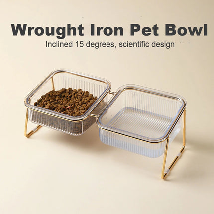 Raised Double Pet Bowl