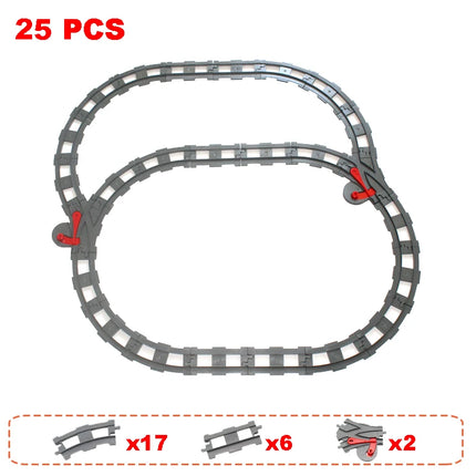 Large Building Block Train Set