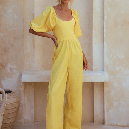 Heaven Bay Linen Jumpsuit