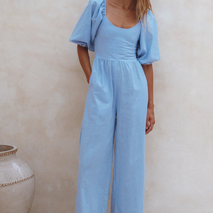 Heaven Bay Linen Jumpsuit