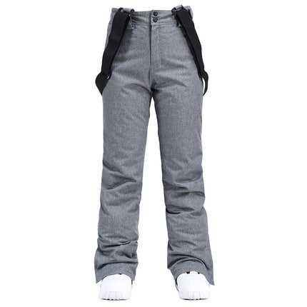 Men Women Winter Thick Warm Skiing Pants