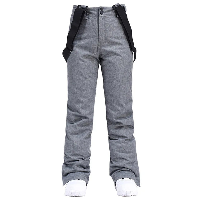 Men Women Winter Thick Warm Skiing Pants