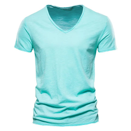 Men's Cotton V-Neck T-Shirt