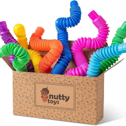 4-Pack Mini Pop Tube Fidget Toys