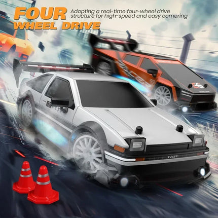 High-Speed 1:24 Remote Control Drift Car - Mustang AE86 Racing Toy