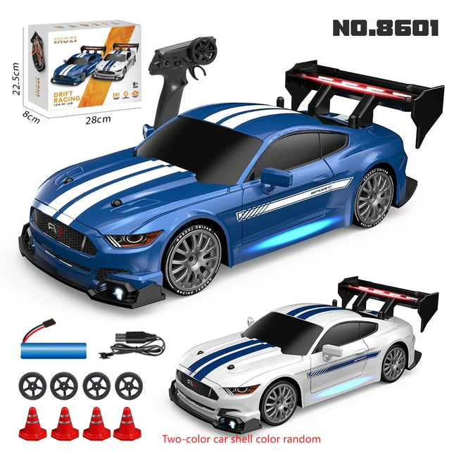 High-Speed 1:24 Remote Control Drift Car - Mustang AE86 Racing Toy