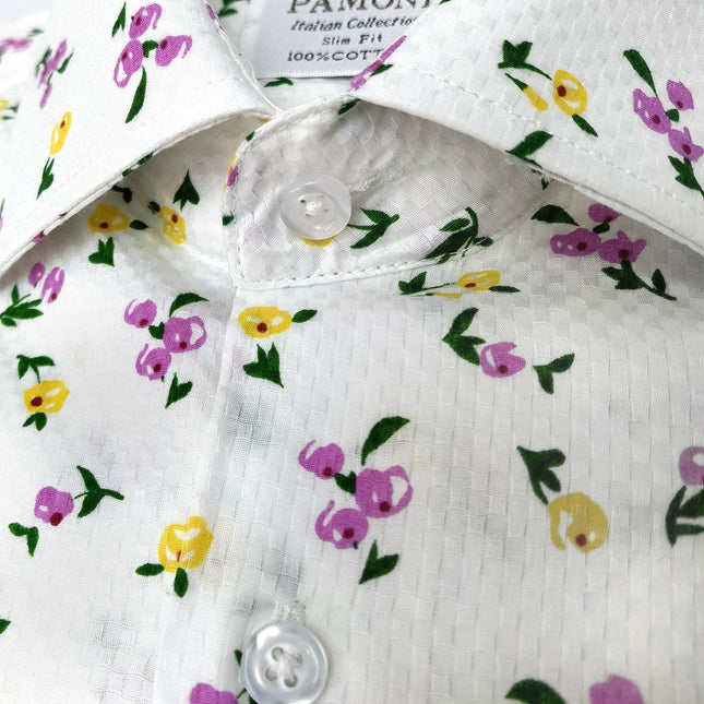 White Berry Print Casual Shirt