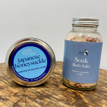 Japanese Honeysuckle Soy Candle  - Essential Oil Candles