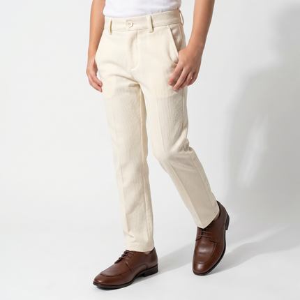 Boys Slim Fit Formal Pants