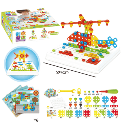 Interactive Electric Drill Toy Set