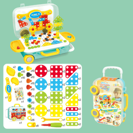 Interactive Electric Drill Toy Set