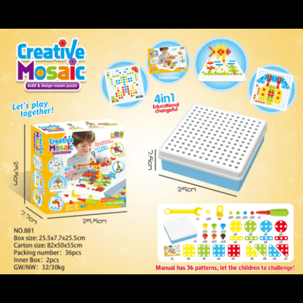 Interactive Electric Drill Toy Set