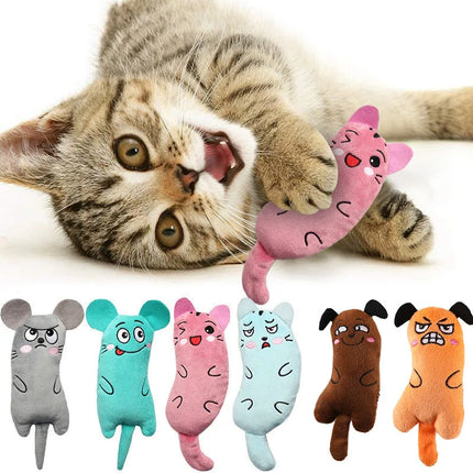 Interactive Catnip Plush Cat Toy