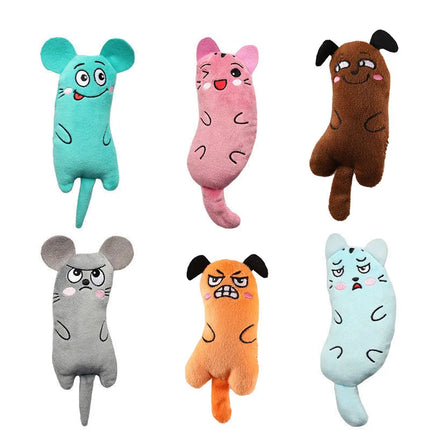 Interactive Catnip Plush Cat Toy