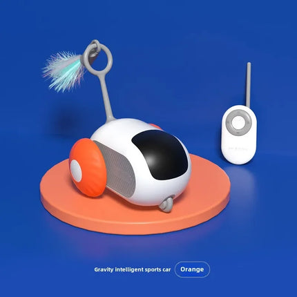 Interactive Remote-Controlled Cat Car Toy