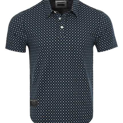 ZIMEGO Mens Short Sleeve Golf Polo Stretch Office Casual Holiday T-Shirt-1