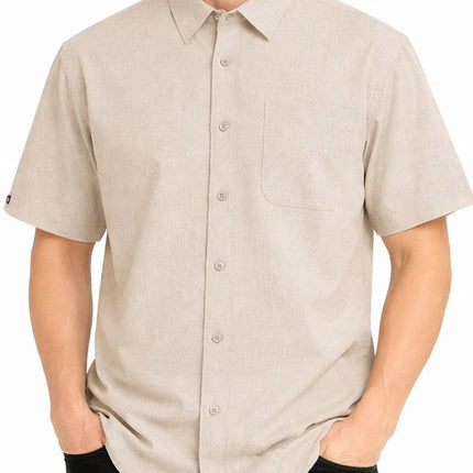 Melange Casual Short Sleeve Shirt