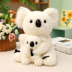 White mother and child koala / 28cm330g