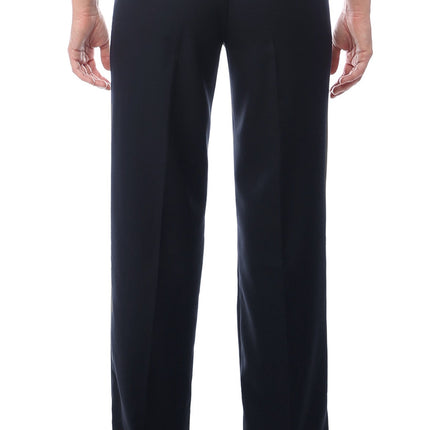 Womens 2789 Navy Elastic Waistband Dress Pants