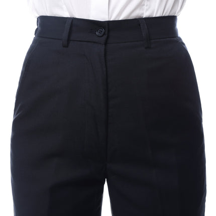 Womens 2789 Navy Elastic Waistband Dress Pants