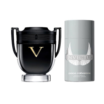 Men's Perfume Set Paco Rabanne INVICTUS EDP