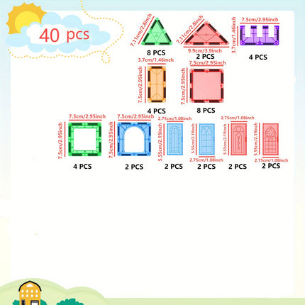 Magnetic Building Blocks Set