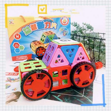 Magnetic Building Blocks Set for 4-6 Year Olds