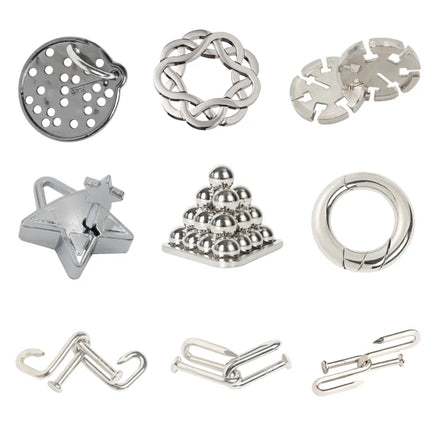 Metal Puzzle IQ Challenge Game