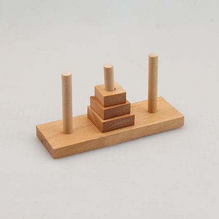 Mini Three-Layer Wooden Puzzle Set