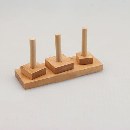 Mini Three-Layer Wooden Puzzle Set