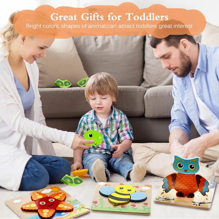 Montessori Wooden 3D Puzzle