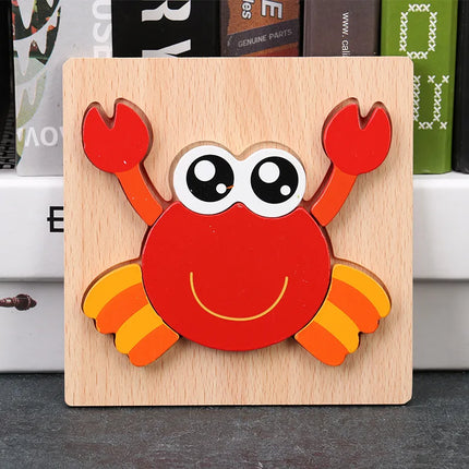 Montessori Wooden 3D Puzzle