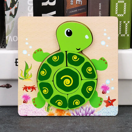 Montessori Wooden 3D Puzzle