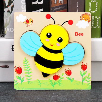 Montessori Wooden 3D Puzzle