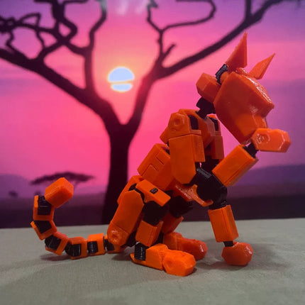 Multi-Joint Lucky Action Figure