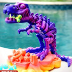 [New arrival 3D Printing] [Purple Tyrannosaurus Rex] 24cm