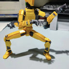 Gold Black (finished product) presents 5 gestures +4 weapons 15cm(Bracket)