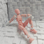 Kawaii powder (finished product) sends 5 gestures +4 weapons 15cm(Bracket)