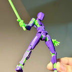 Initial number machine color matching (finished product) sends 5 gestures +4 weapons 15cm(Bracket)