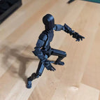 Mysterious Black finished product sends 5 gestures +4 weapons 15cm(Bracket)